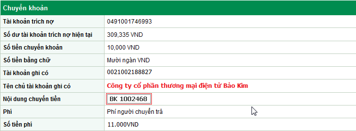 Hướng dẫn sử dụng Internet Banking của ngân hàng Vietcombank