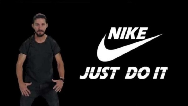 “Just do it” (Cứ làm đi) – Slogan của thương hiệu thể thao Nike.