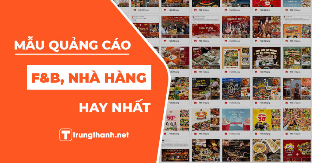 Mẫu quảng cáo nhà hàng, fnb hay nhất