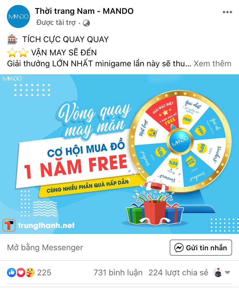 Chạy Ads Messenger thu hút khách mới tham gia Chatbot Viral