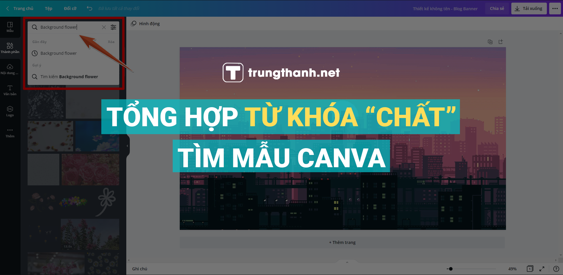 Hướng dẫn sử dụng các từ khóa trên Canva để tạo những thiết kế chuyên nghiệp